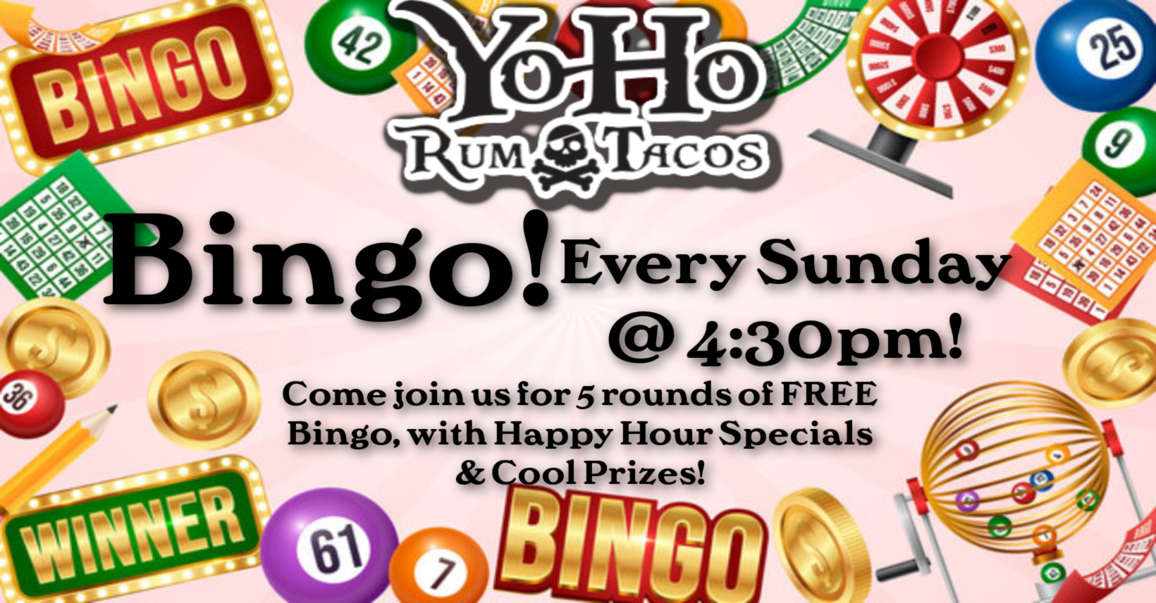 Sunday Bingo at Yoho