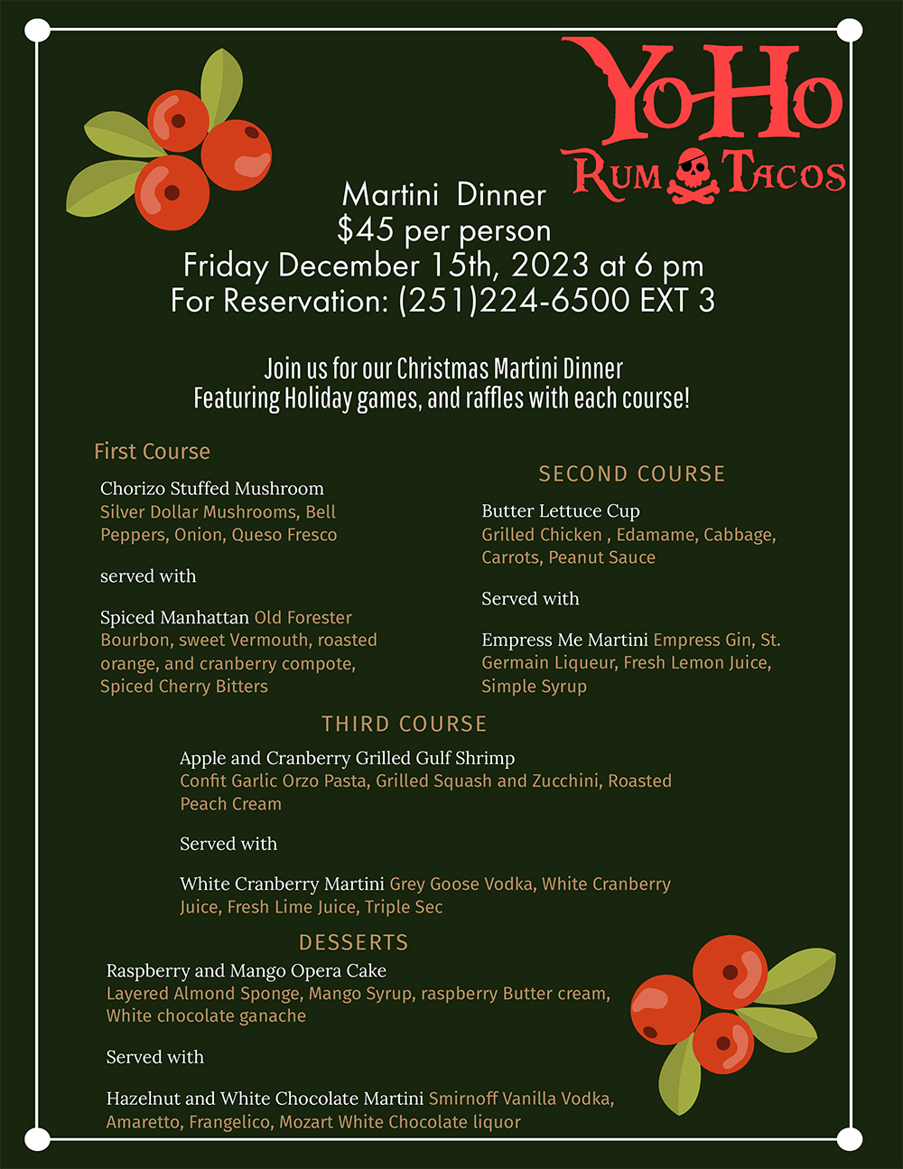 December Dinner