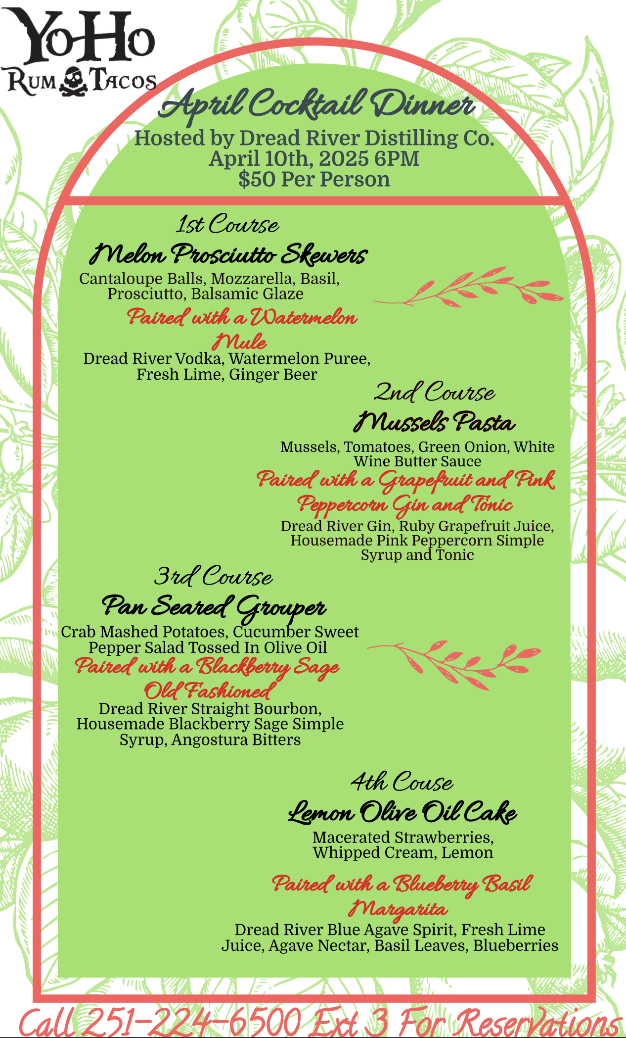 Monthly Wine Dinner