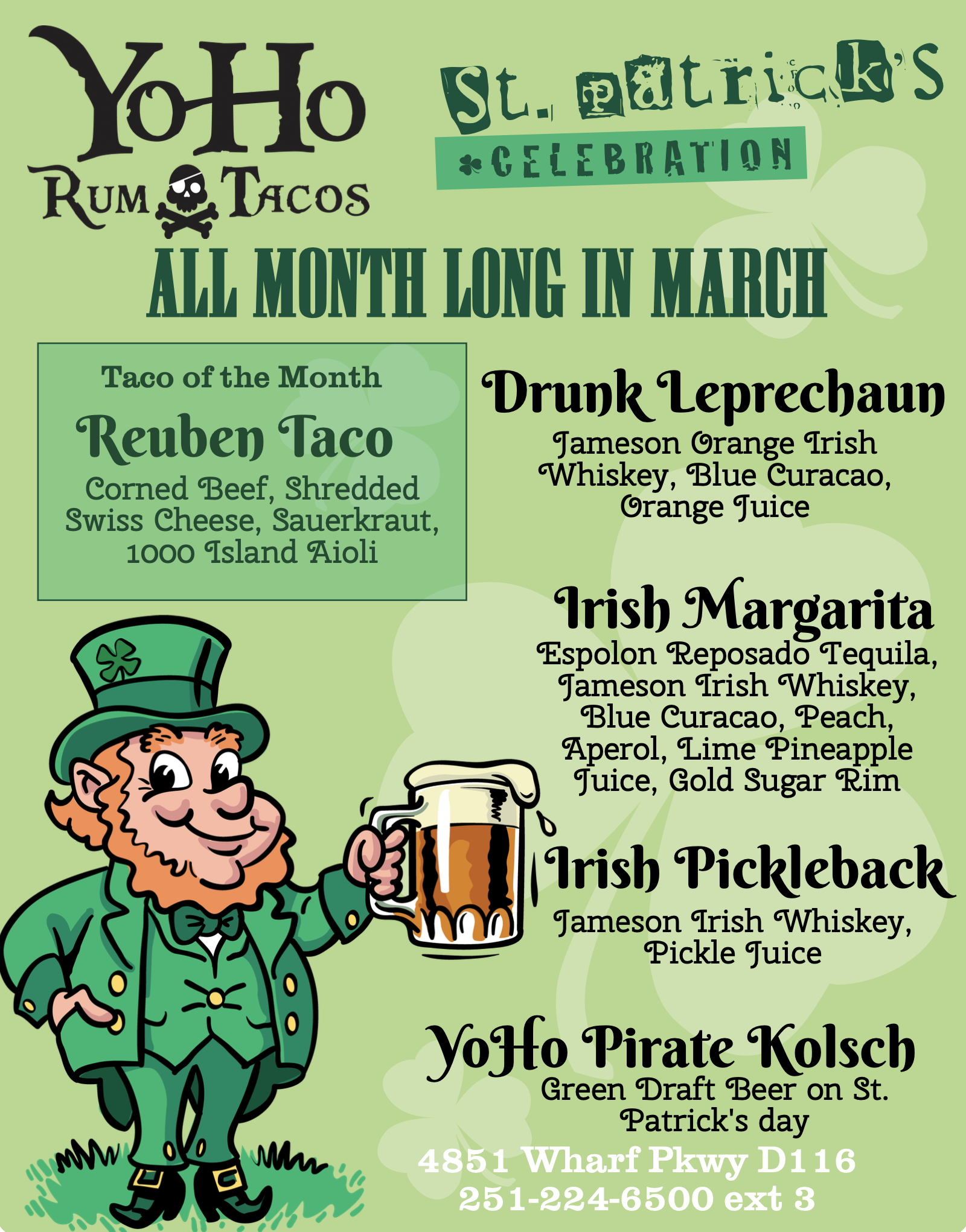 March Specials at Yoho